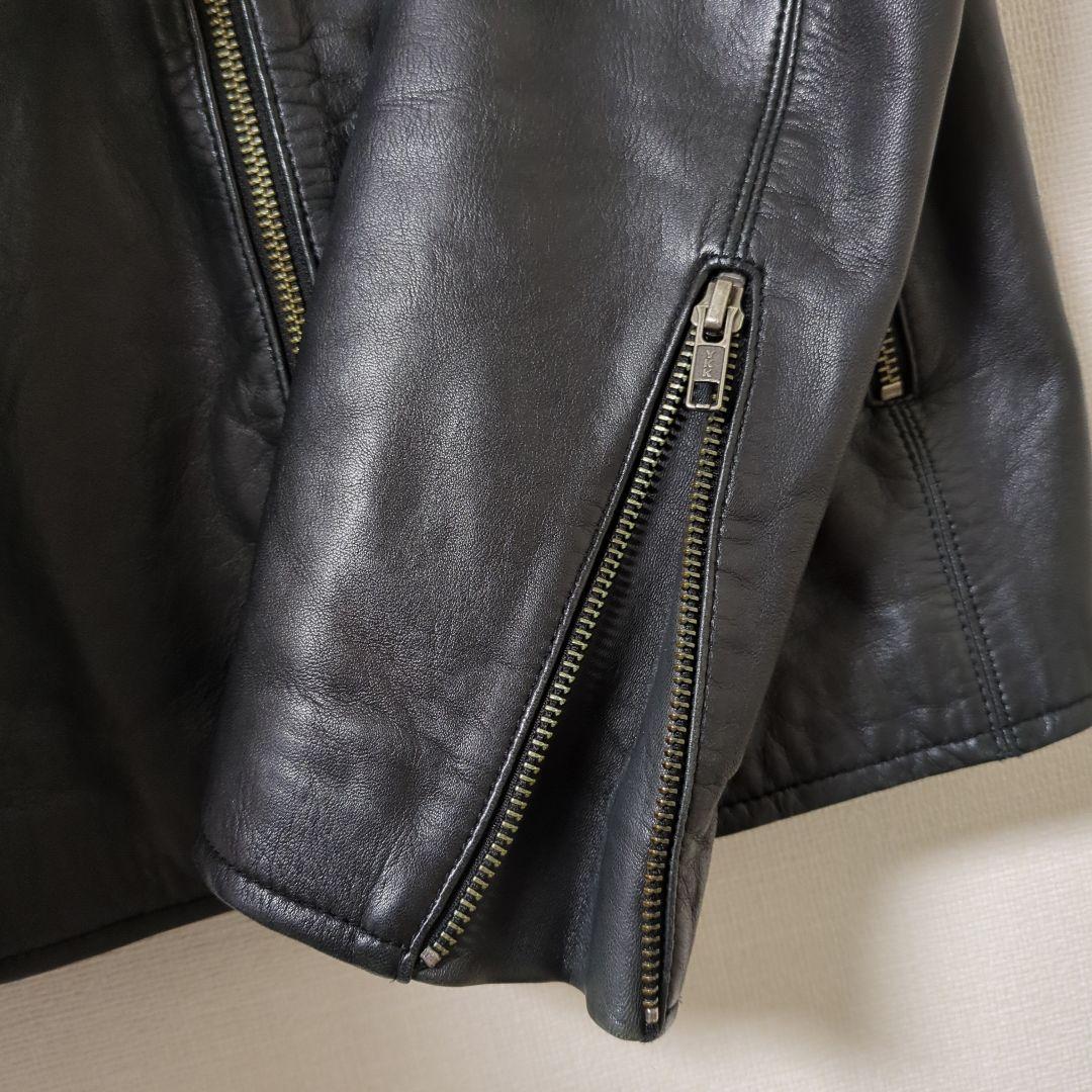 美品 ジャーナルスタンダード シングルライダース ラムレザー ジャケット 38