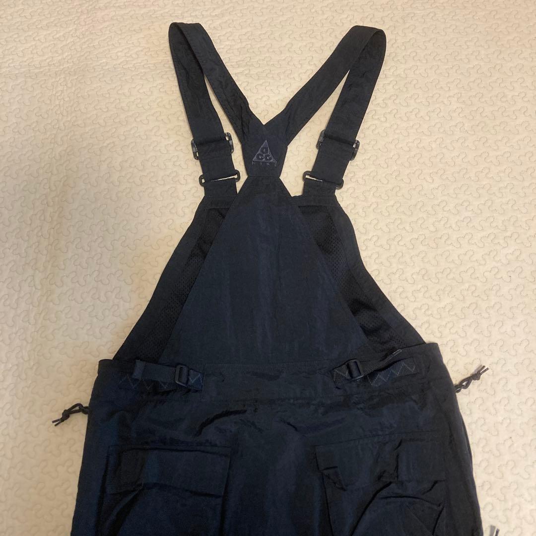 【希少】NIKE ACG ナイキ オーバーオール M 黒 オールインワン