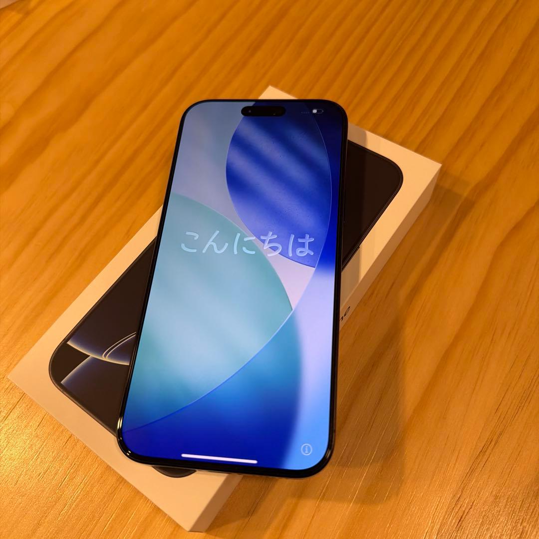 最終値下げ　iPhone16 ProMax 1TB ブラックチタニウム 美品