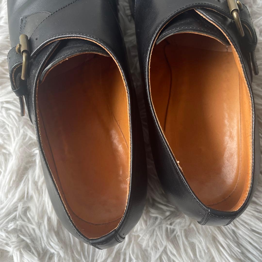 【美品】フォルメ モンクストラップ ブラック 4.5