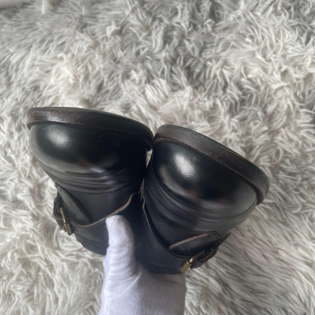 【美品】フォルメ モンクストラップ ブラック 4.5