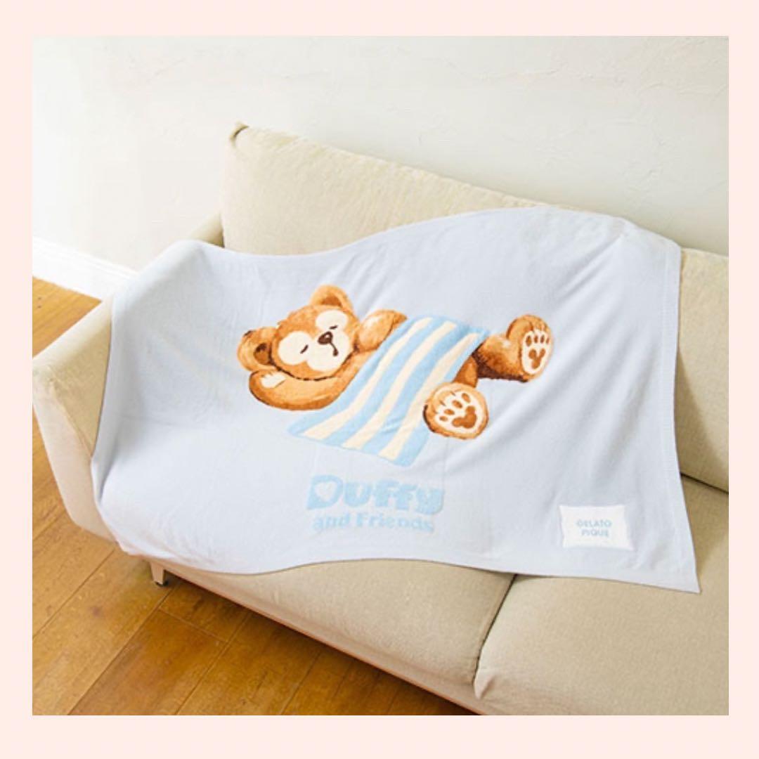 【新品】ブランケット／ダッフィー＆フレンズ（ジェラートピケ)
