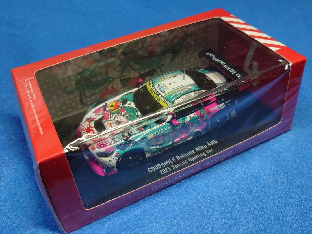 [新品]1/43 グッドスマイル 初音ミク AMG 2025 開幕戦Ver.