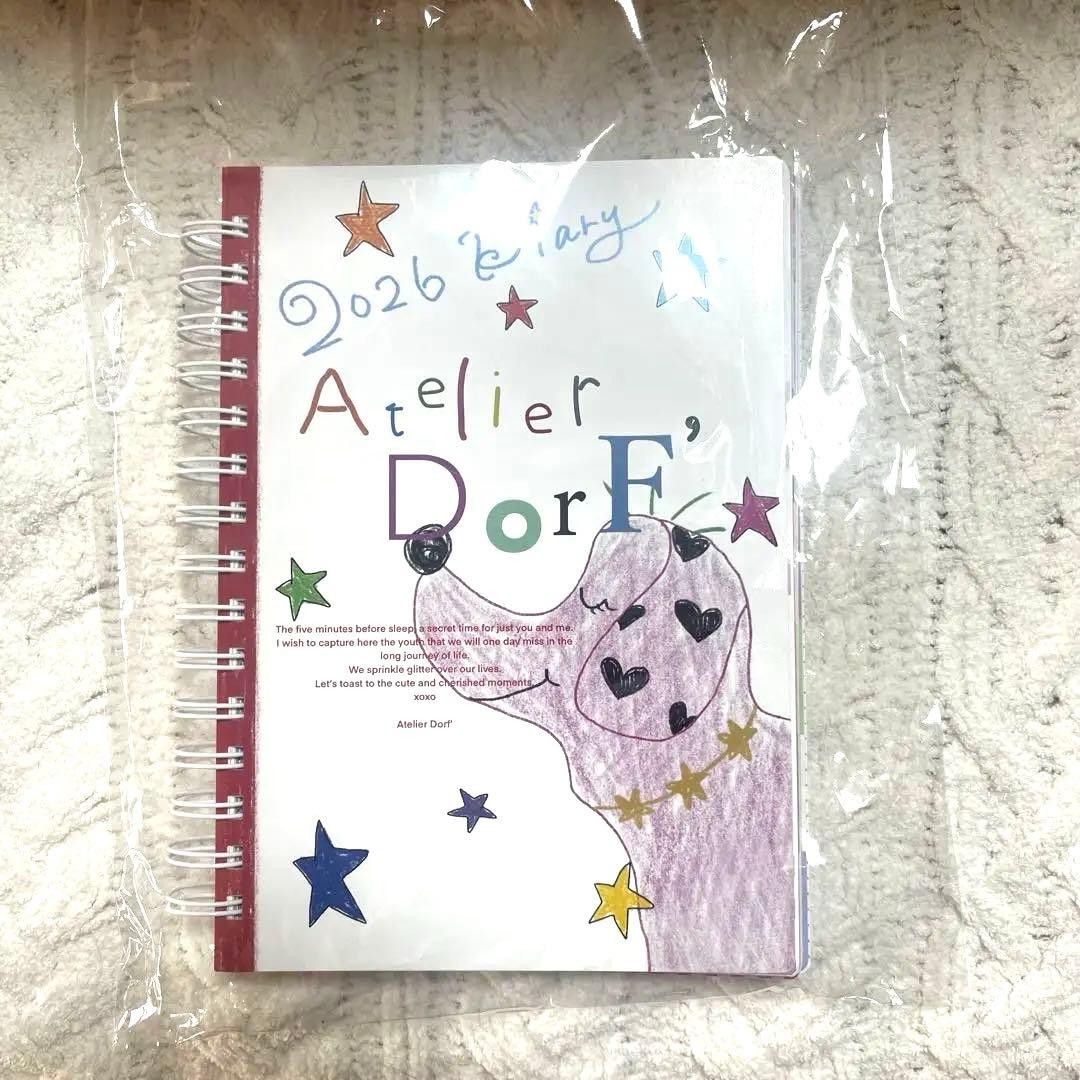 【未使用品】2026 Diary Atelier DorF A5スケジュール帳