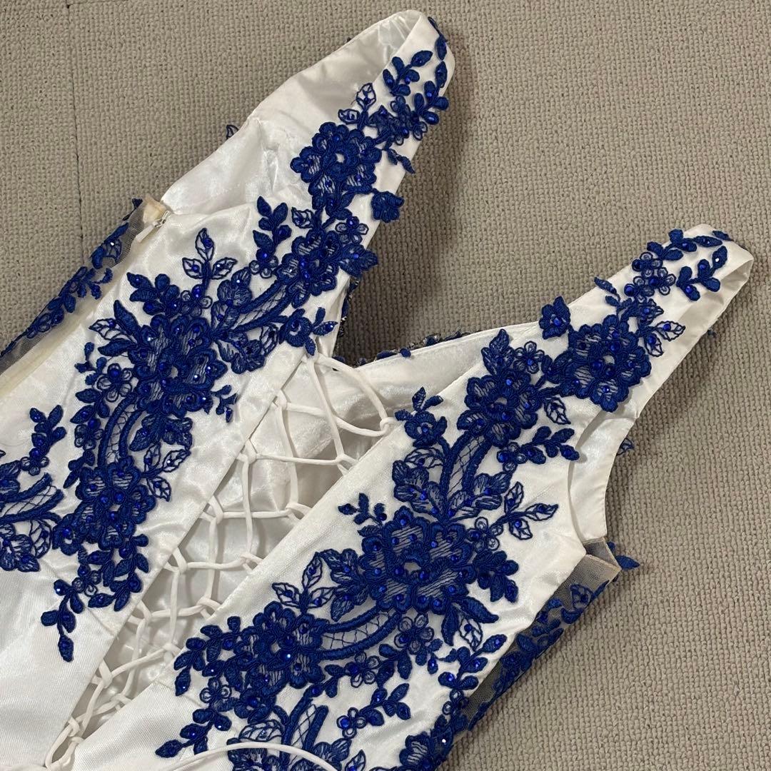 イルマ　ジャンマクレーン　キャバドレス　ロング マーメイド　ブルー　タイト　S