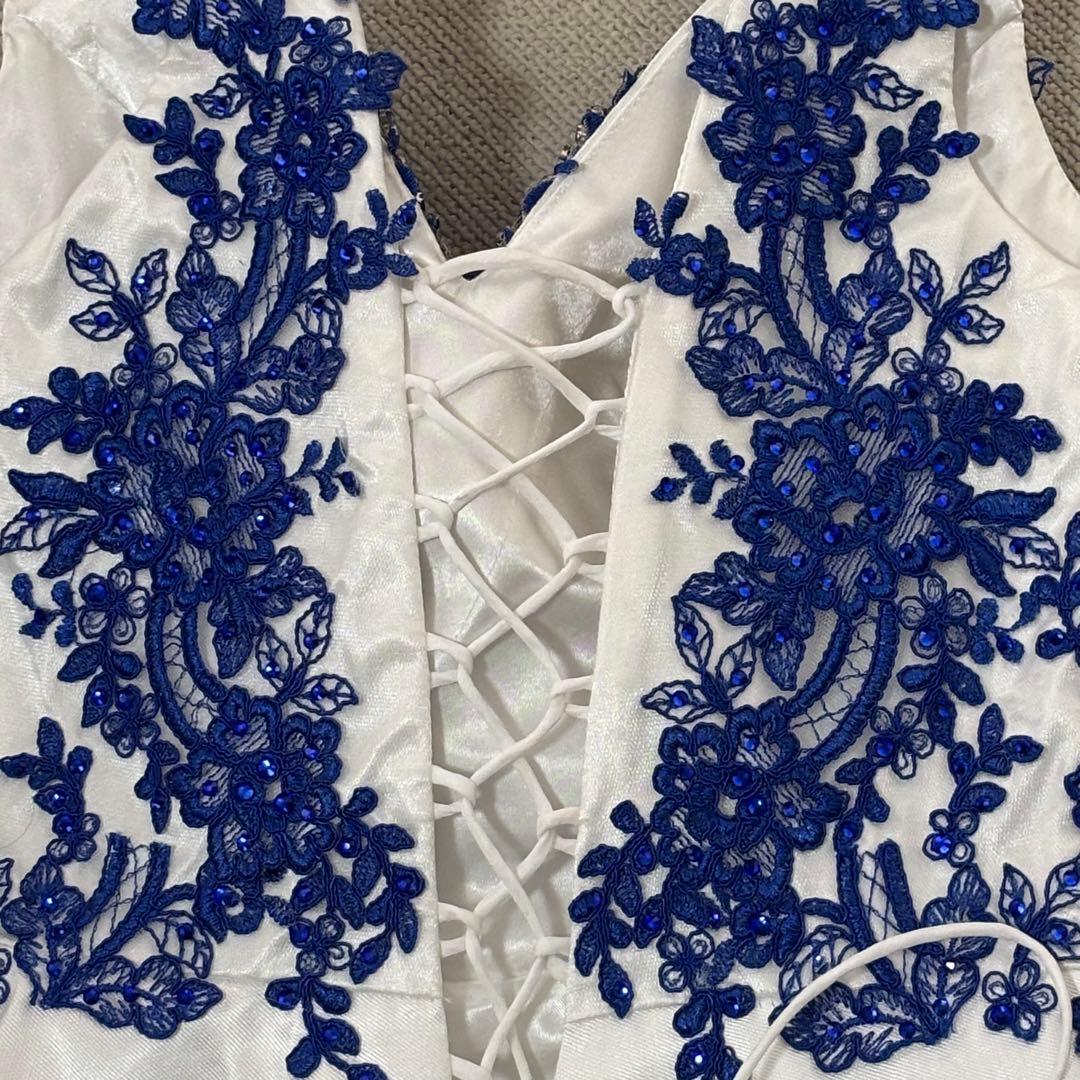 イルマ　ジャンマクレーン　キャバドレス　ロング マーメイド　ブルー　タイト　S