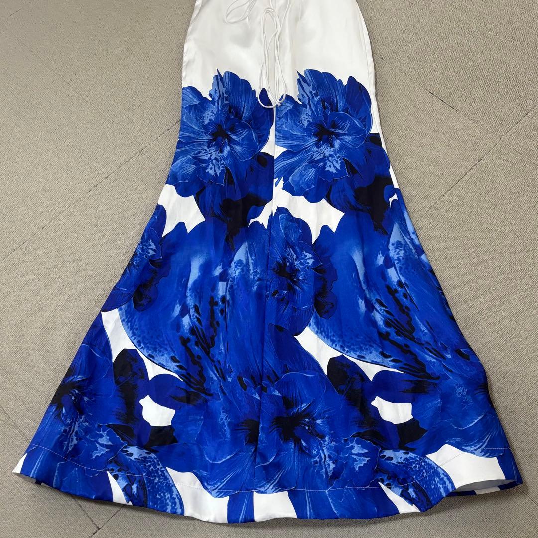 イルマ　ジャンマクレーン　キャバドレス　ロング マーメイド　ブルー　タイト　S