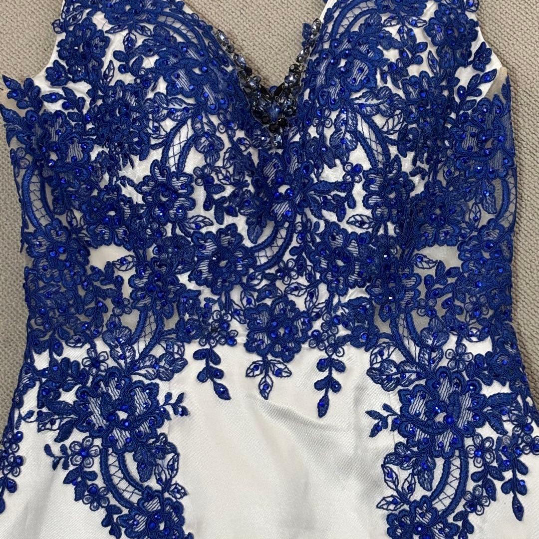 イルマ　ジャンマクレーン　キャバドレス　ロング マーメイド　ブルー　タイト　S