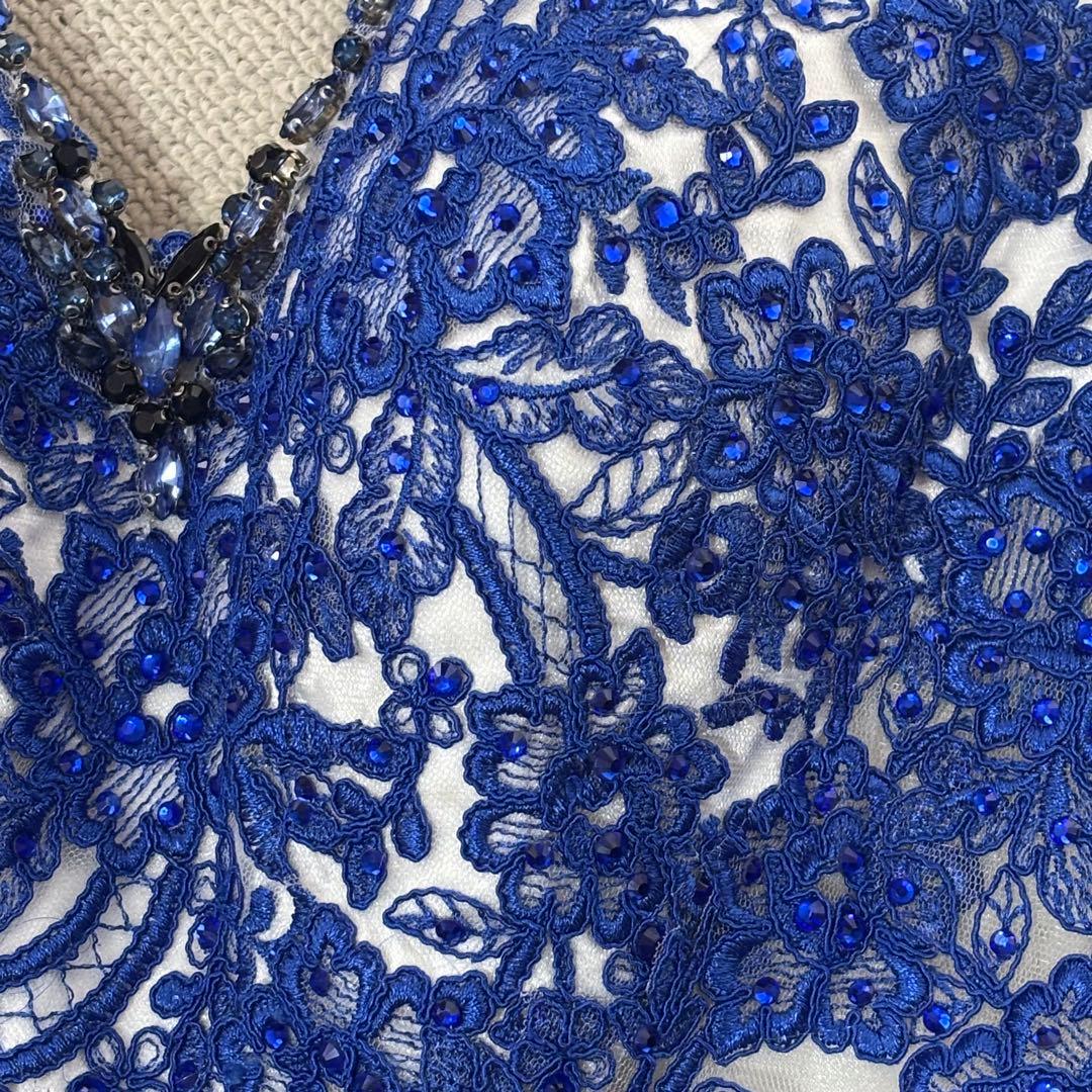 イルマ　ジャンマクレーン　キャバドレス　ロング マーメイド　ブルー　タイト　S