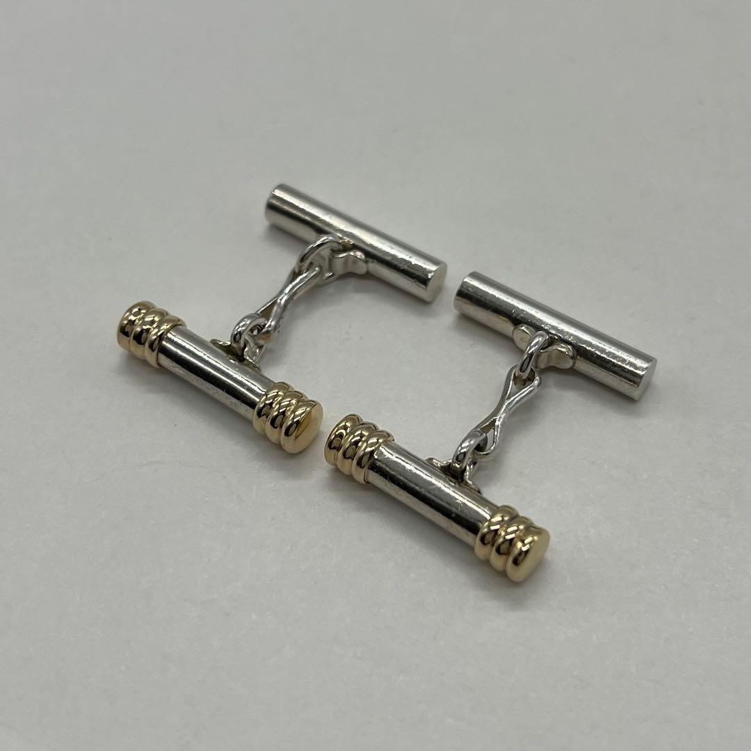 ティファニー TIFFANY&CO コンビ カフス カフリンクス コンビ 希少
