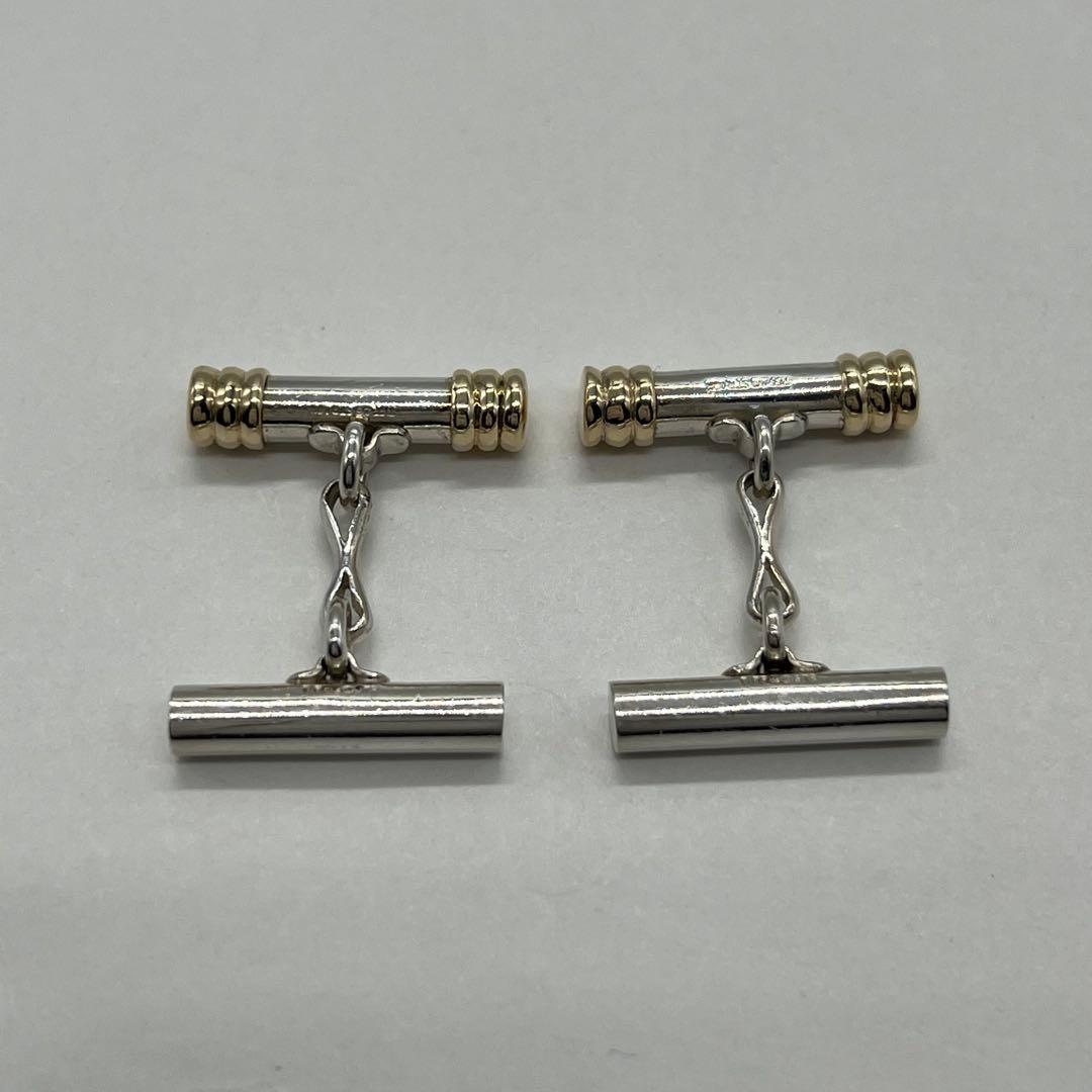 ティファニー TIFFANY&CO コンビ カフス カフリンクス コンビ 希少
