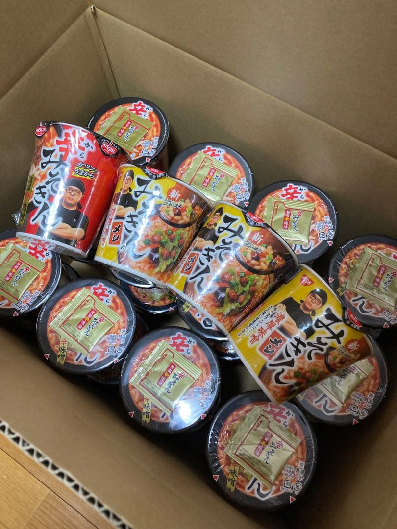 【最安値25個+メシ3個】辛みそきん&新みそきんメシ HIKAKIN 日清