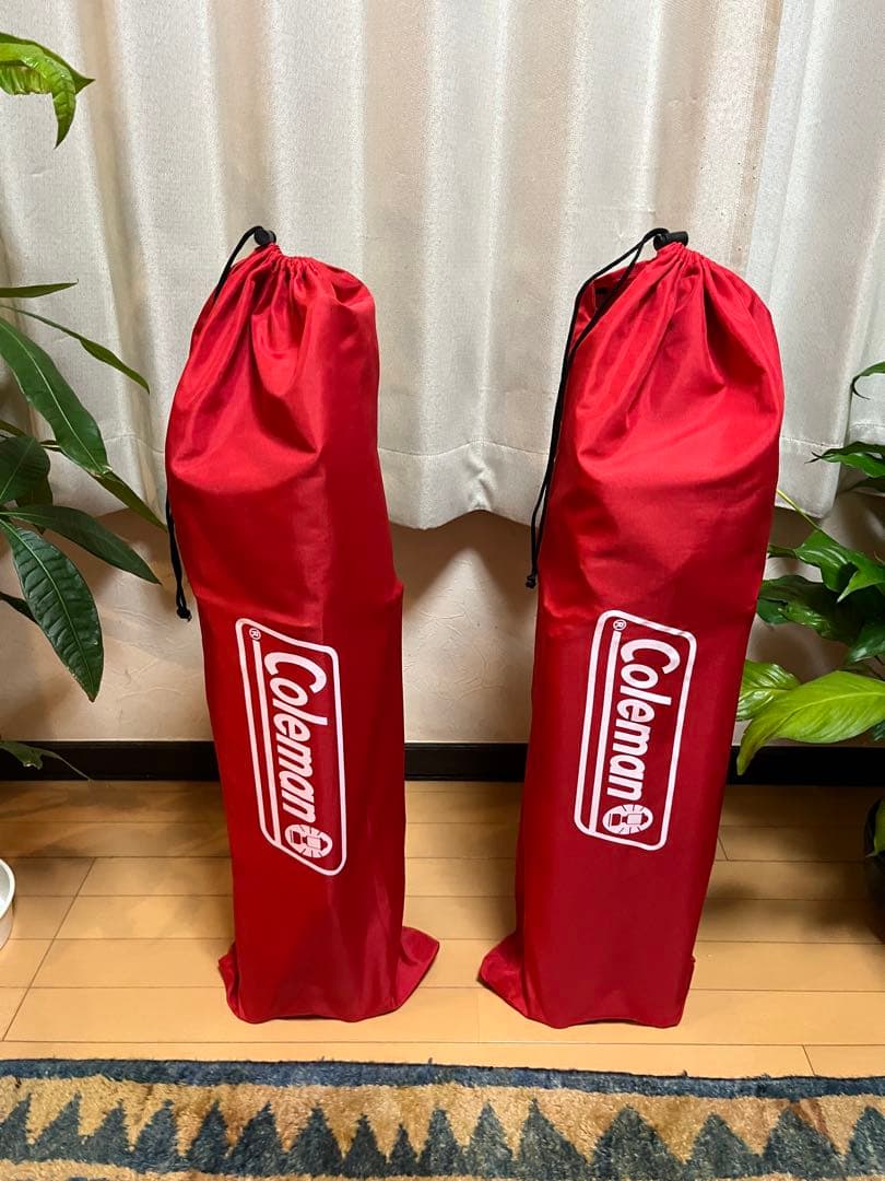コールマン ツーウェイキャプテンチェア レッド 2脚まとめ売り Coleman