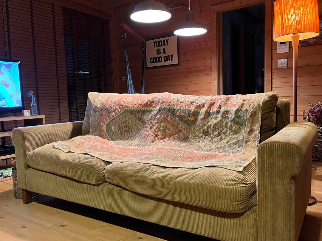 70年代オールドキリム トルコヴィンテージラグ　truck furniture