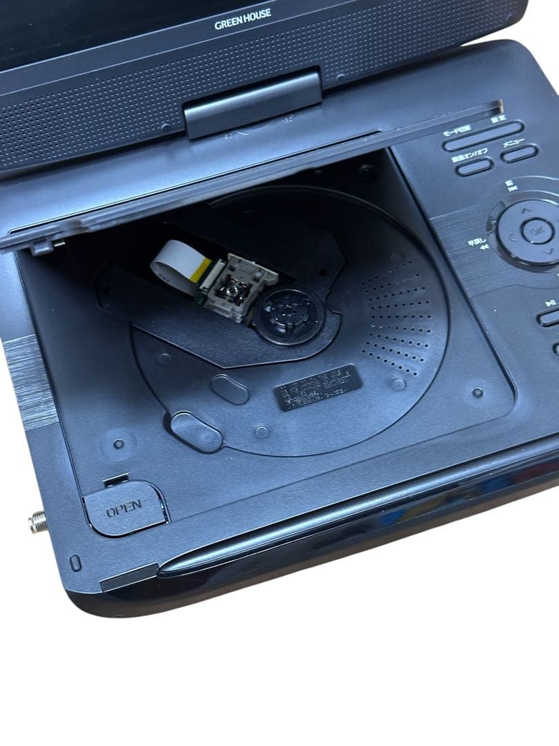 極美品 10.1インチ DVDプレーヤー 本体 車使用可能