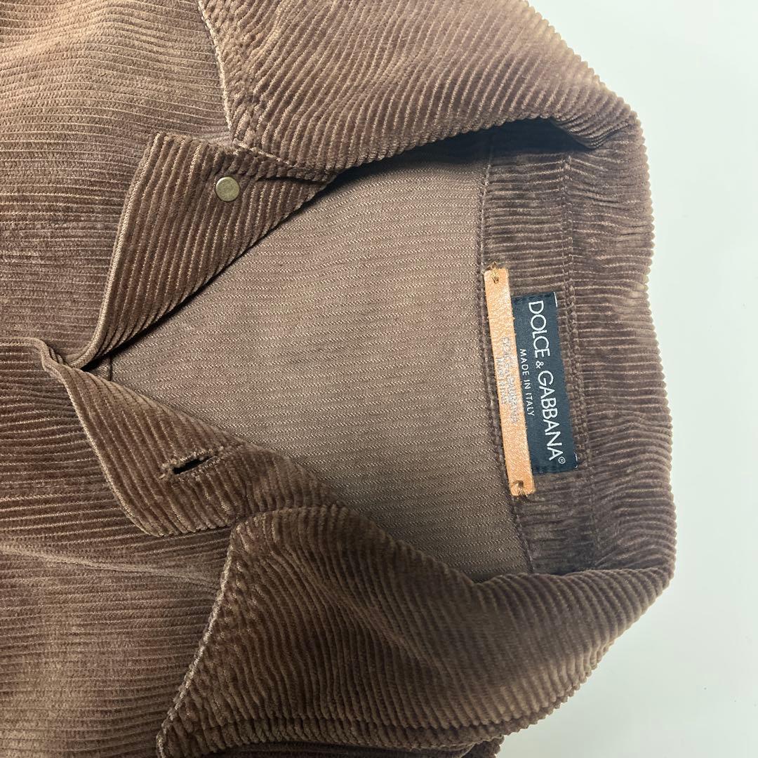 Dolce & Gabbana コーデュロイジャケット ブラウン