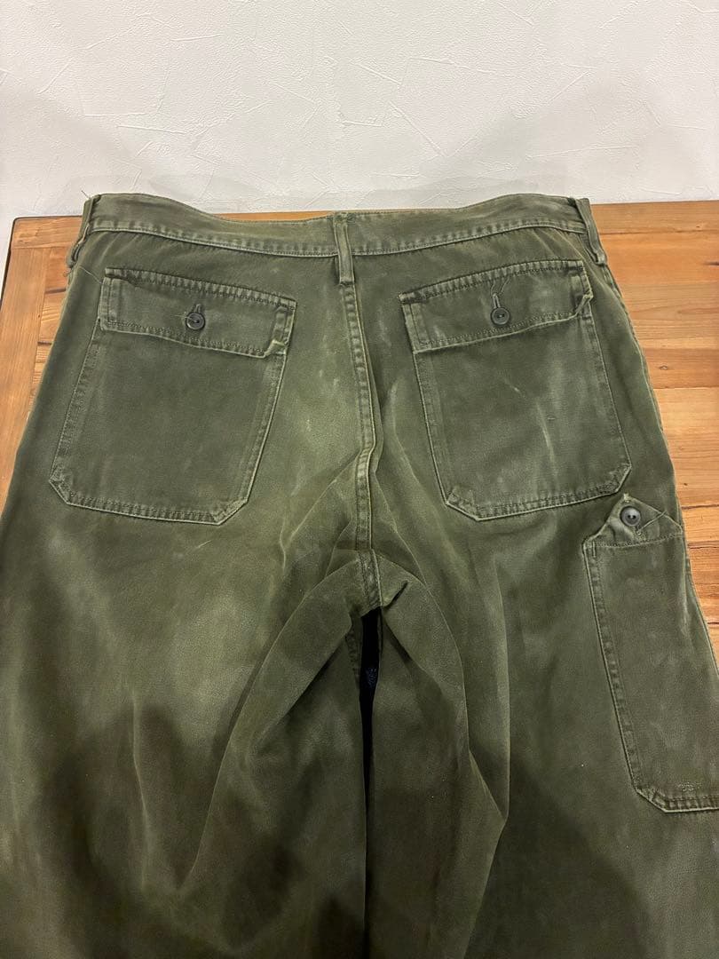 c*n様 ハンガリー軍 ベイカーパンツ ペンキ リペア ミリタリー 雰囲気抜群