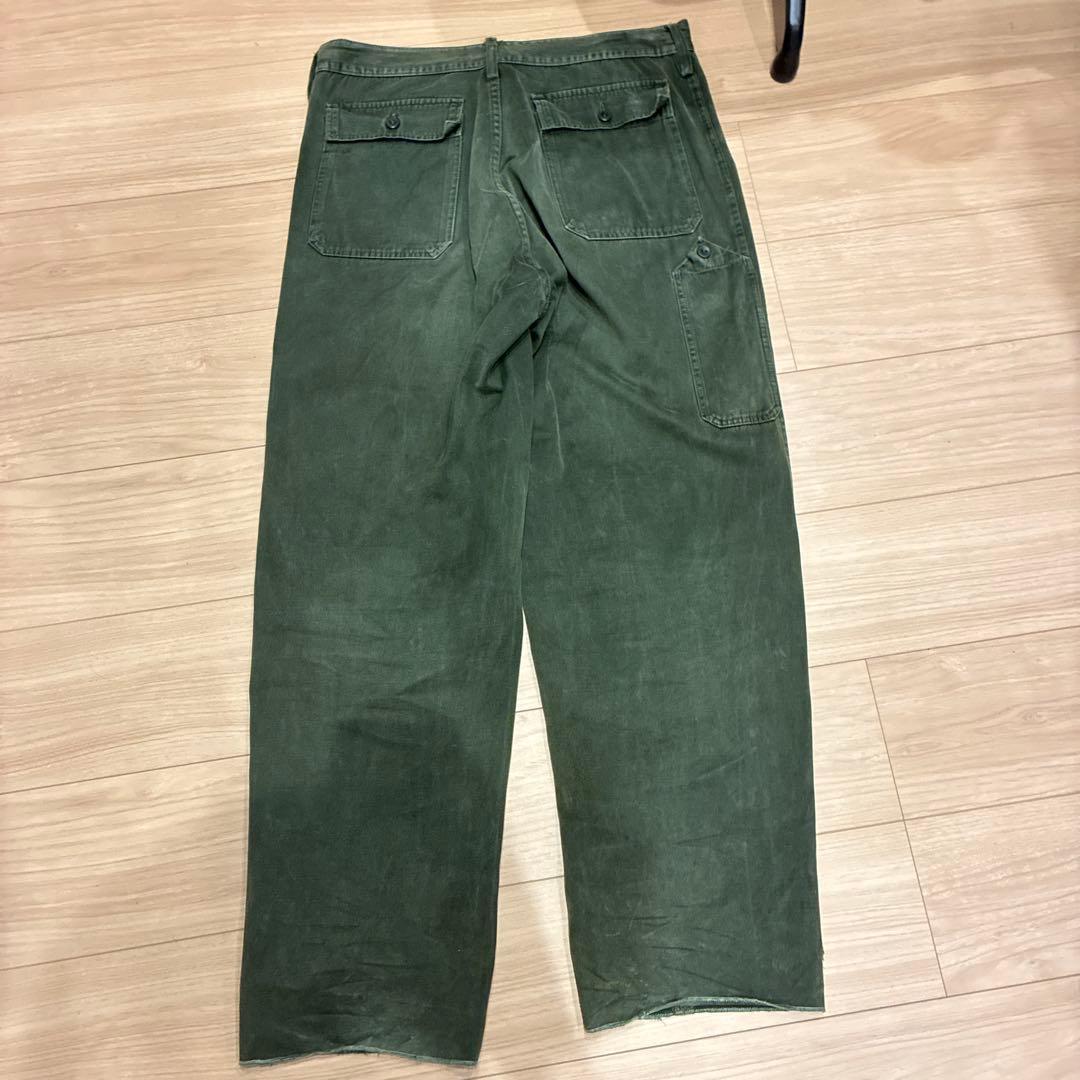 c*n様 ハンガリー軍 ベイカーパンツ ペンキ リペア ミリタリー 雰囲気抜群