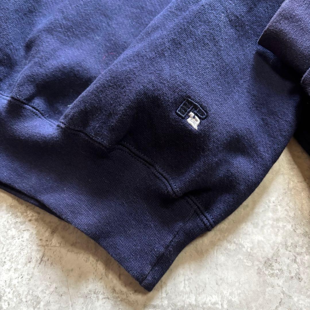 色味最高90s RUSSELLラッセル スウェット タートル ネイビー USA製