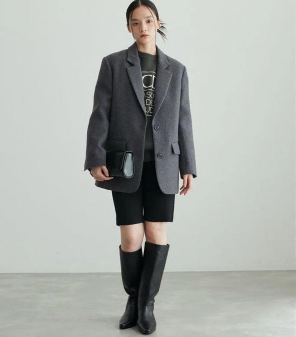 ADAM ET ROPÉ FEMMEボンディングオーバージャケットコート