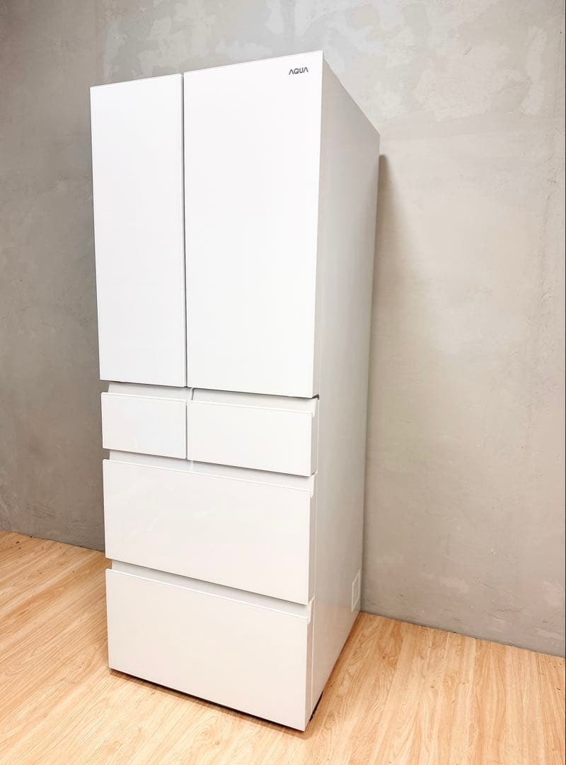 大阪市送料無料！AQUA AQR-FG50D 14年製 501L 6ドア冷蔵庫