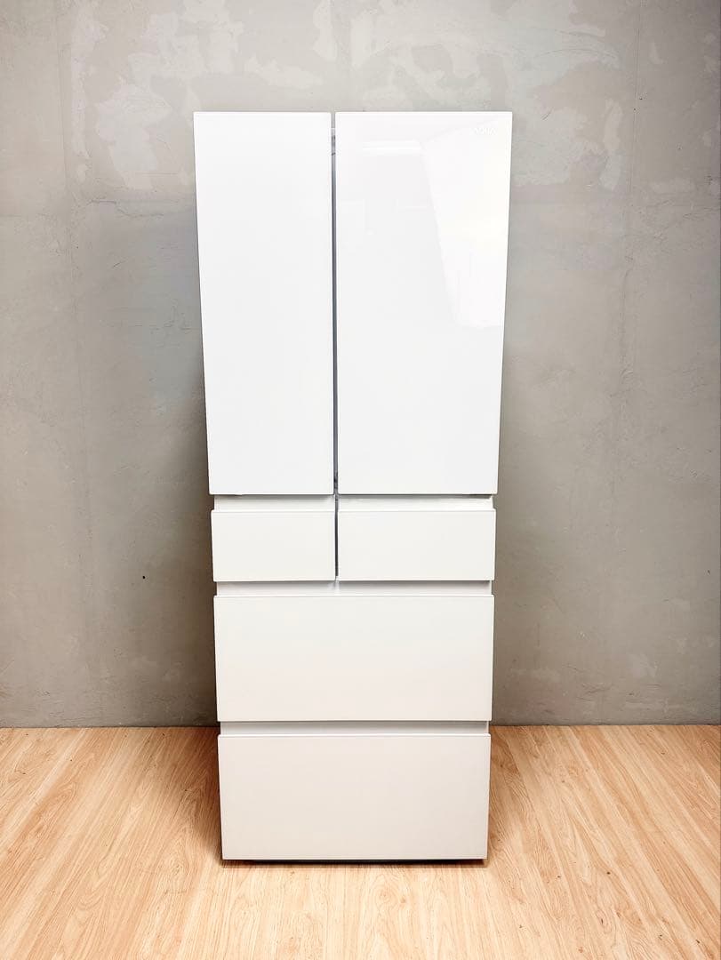 大阪市送料無料！AQUA AQR-FG50D 14年製 501L 6ドア冷蔵庫