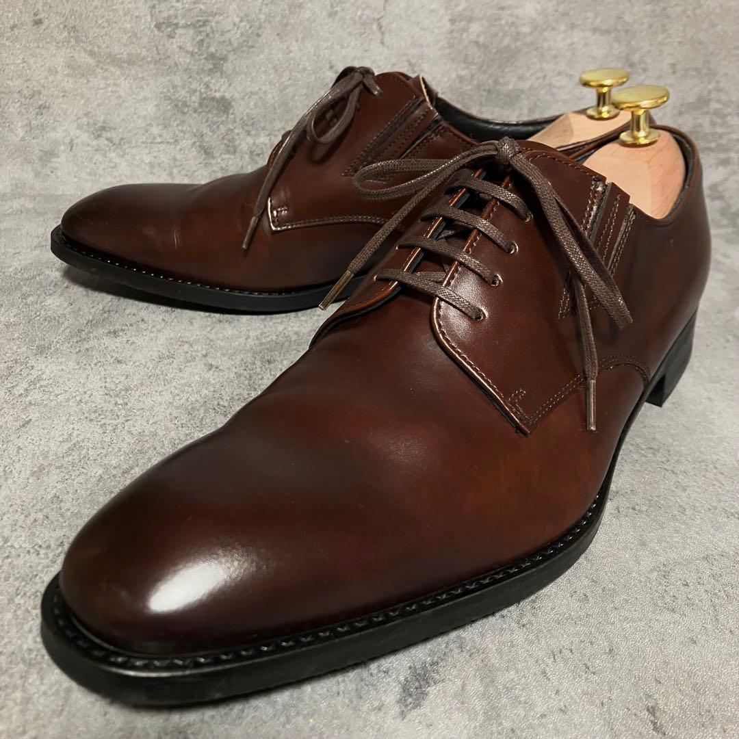 極美品　リーガル　ビジネスシューズ　プレーントゥ　30MR　ブラウン　2248