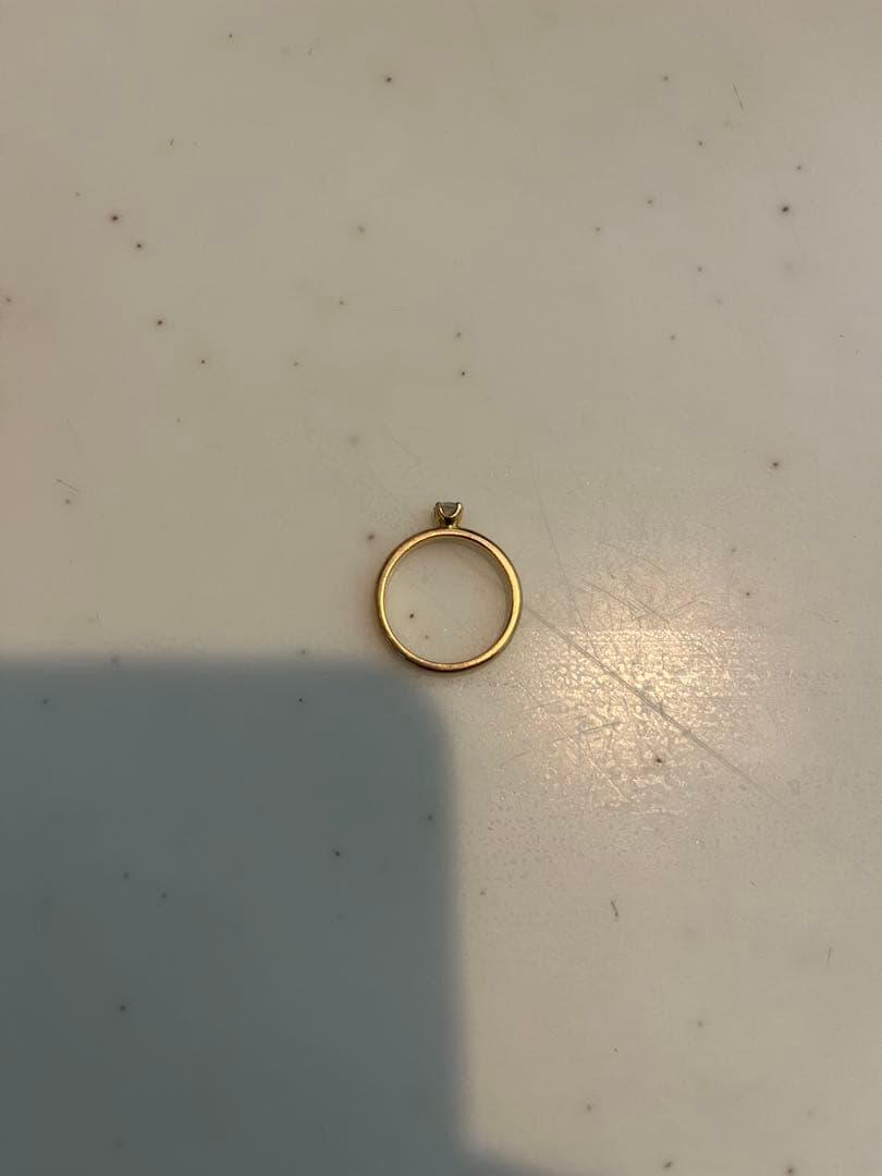 K18 ダイヤモンド0.2 手作り