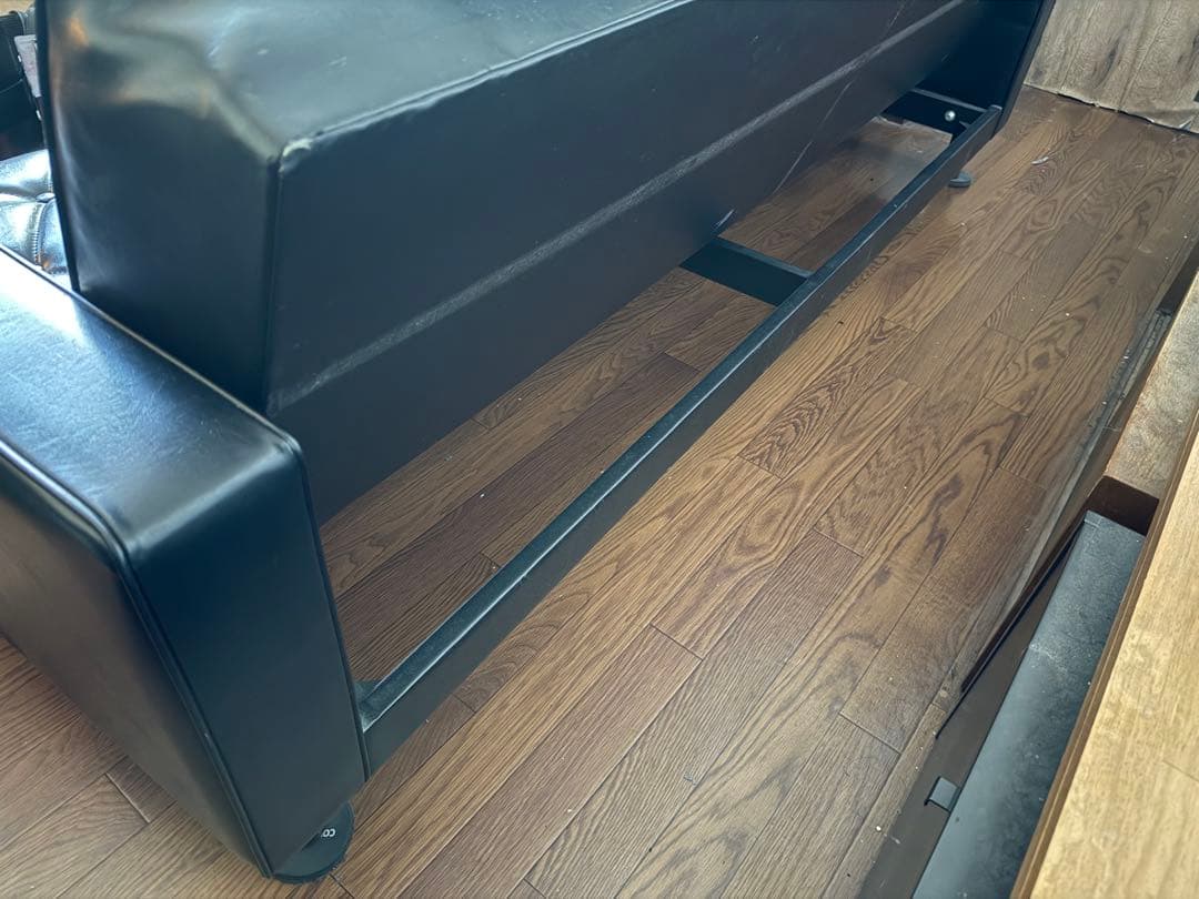 カリモク60 スリーピングソファ スタンダードブラック｜定価19.6万｜状態良好