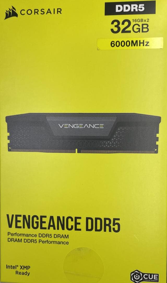 CORSAIR VENGEANCE DDR5 32GB 6000MHz　ほぼ新品