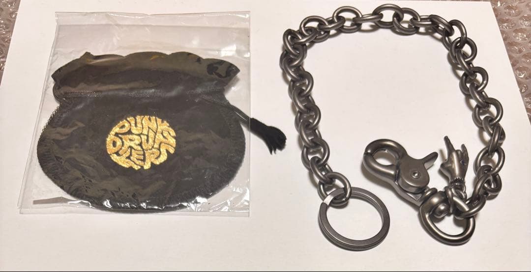 パンクドランカーズ　コルナウォレットチェーン　ブラック