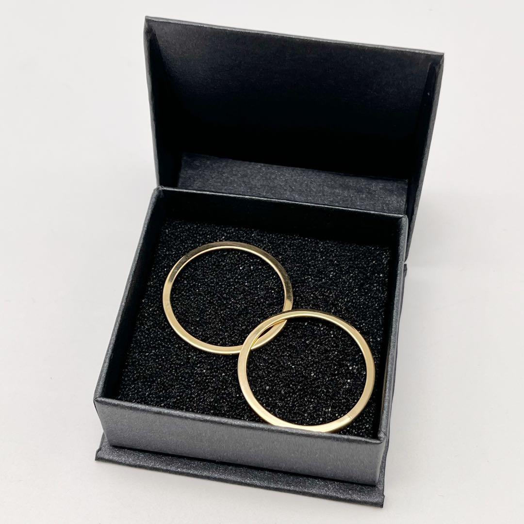 GSTV ゴールド　金　フープ　チャーム　刻印　750 ITALY 804AR