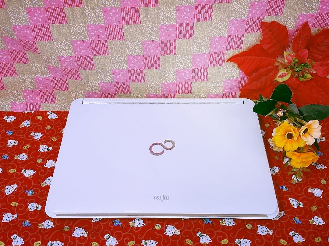 富士通/大容量500GB/Win10搭載/テレワーク可能パソコン/ソフト多数