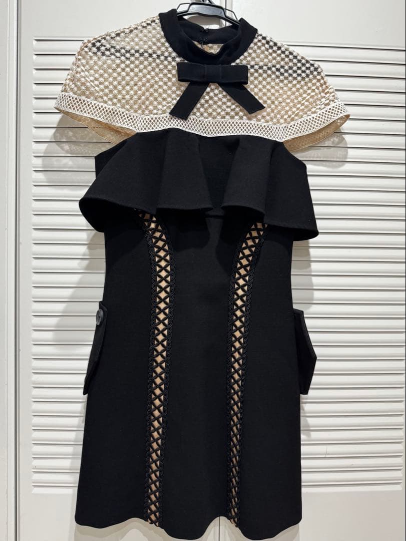 Self-Portrait セルフポートレイト ブラック ミニドレス ワンピース