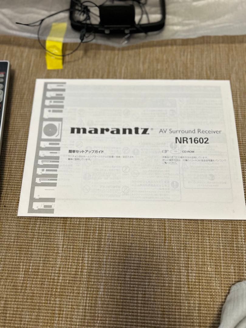 Marantz NR1602 AVアンプ リモコン付き