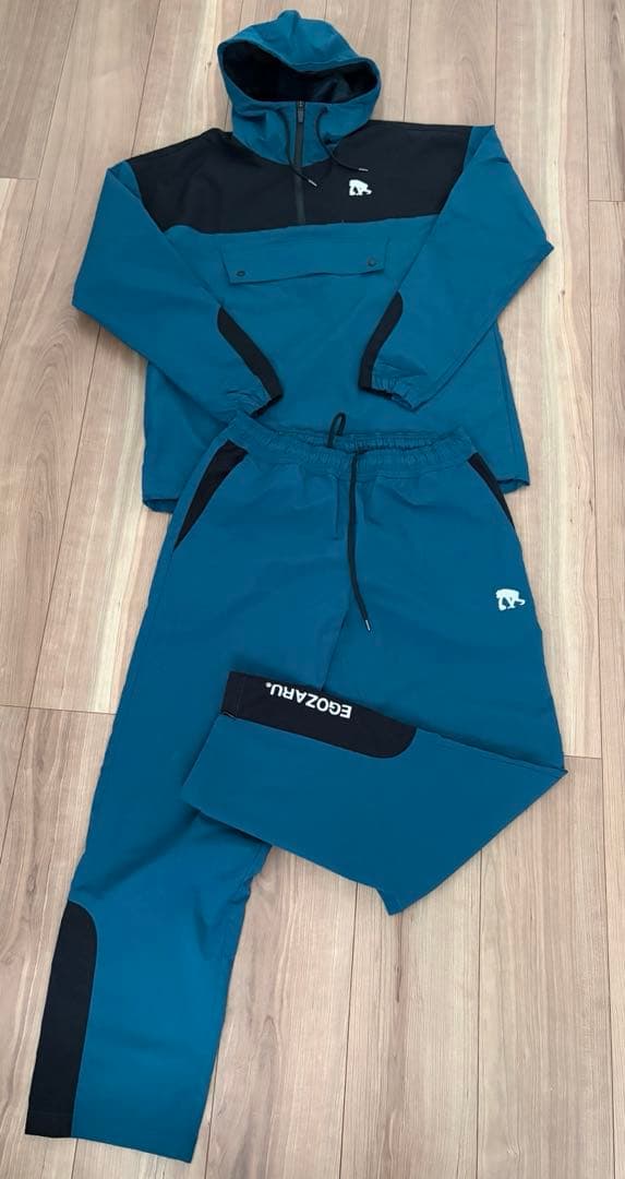 EGOZARU フード付きウォームアップウェアセット　M