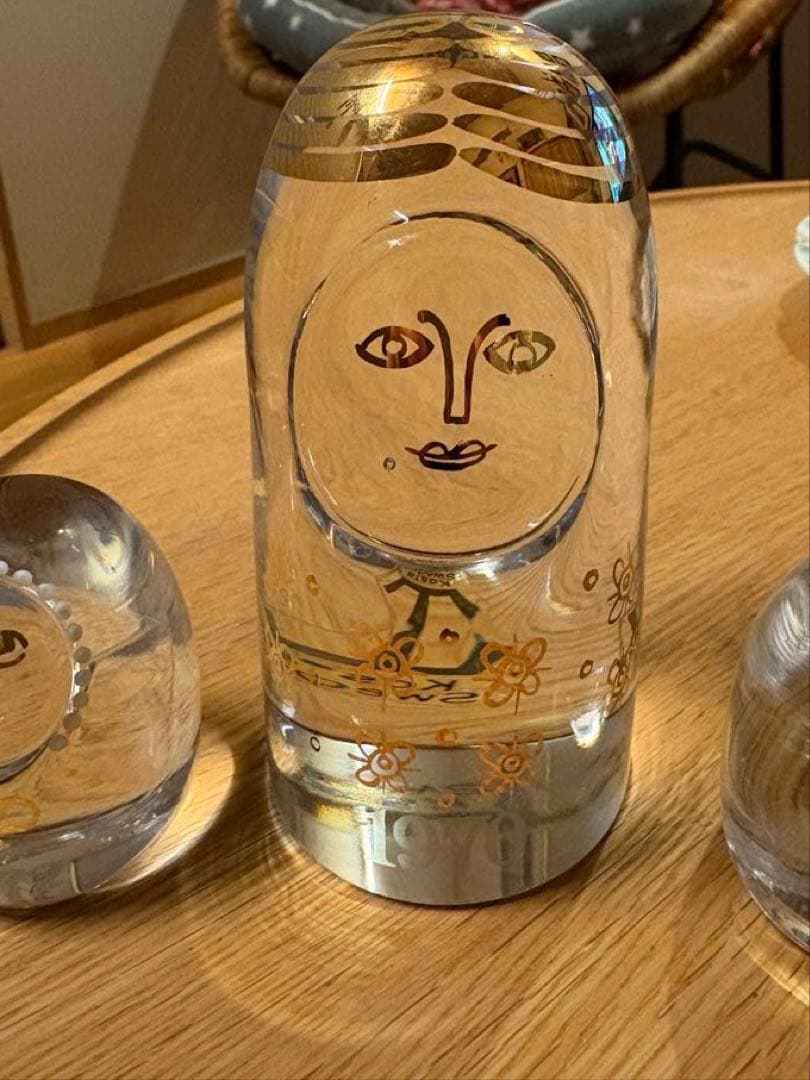 【Kosta Boda】 「Familjen（家族）」シリーズ 3 点セット