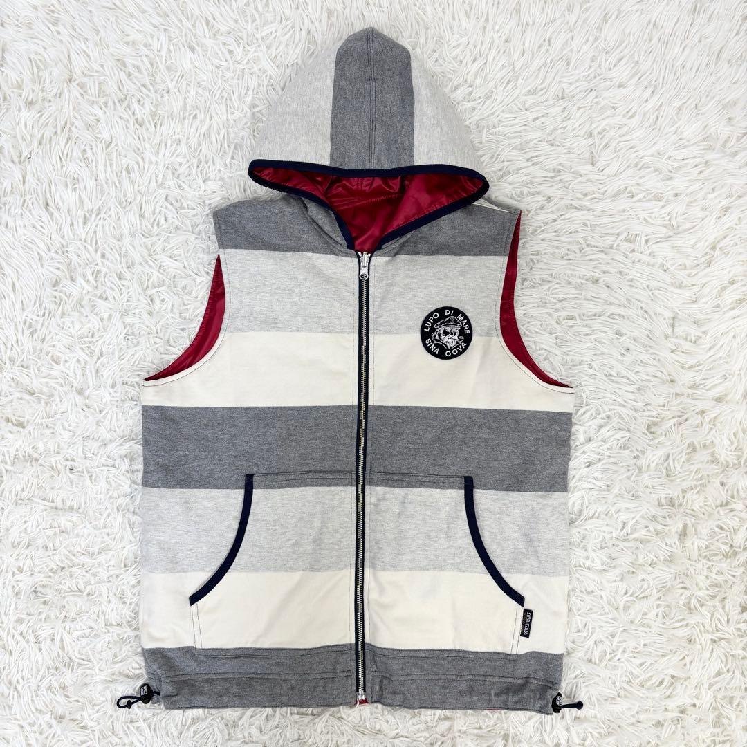 SINA COVA 中綿 コットン×ポリエステル リバーシブルパーカー M