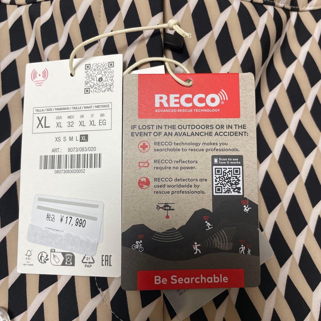 未使用 ZARA ザラ Ski XL スキーパンツ RECCO タグ付き