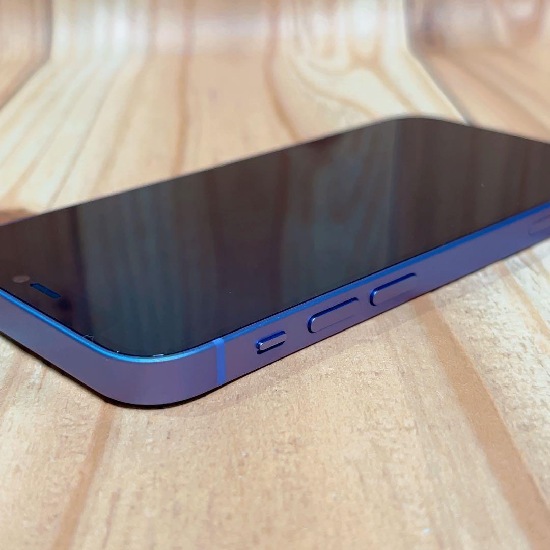 美品 SIMフリー 本体 iPhone 12mini 64GB パープル 045