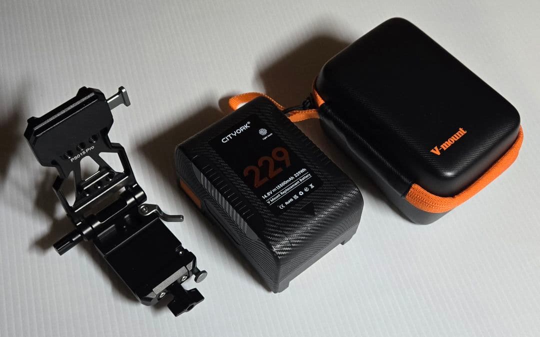 229Wh Vマウントバッテリー アダプタープレート neewer