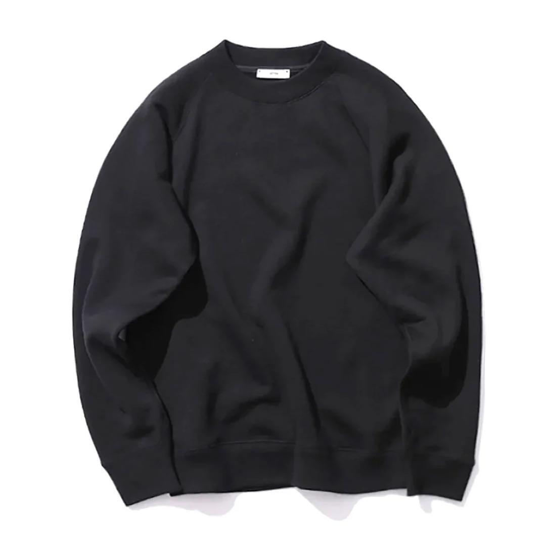 トップス ATON ZERO URAKE | SWEAT SHIRTS BLACK 4