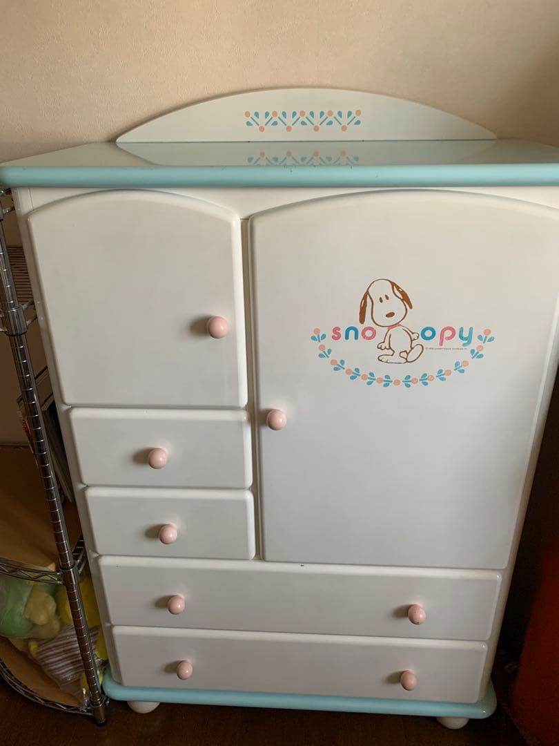 スヌーピー ベビータンス　子どもタンス