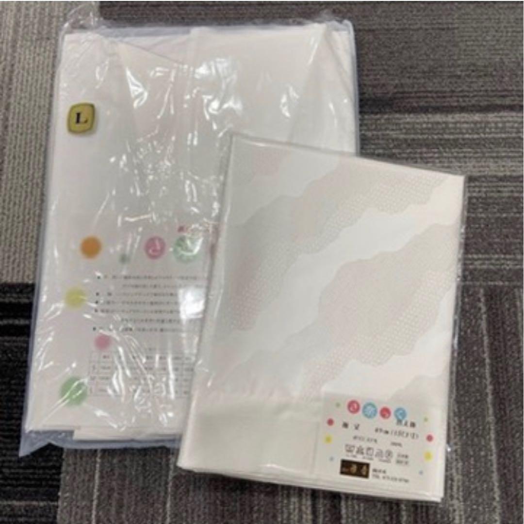 【替袖付き】衿秀 き楽っく長襦袢 袷用　Lサイズ/替袖【道長】