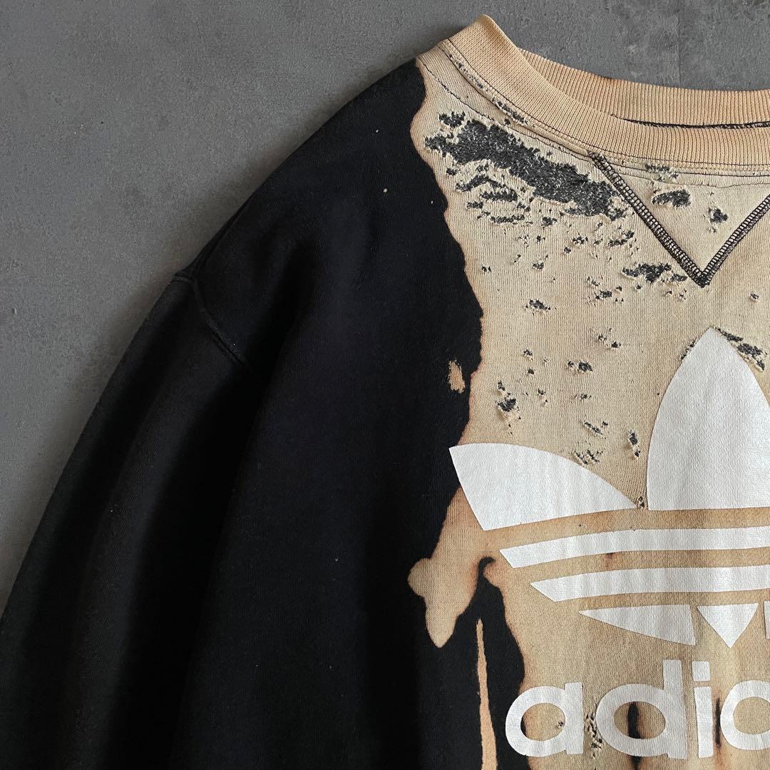 80's”万国旗“adidas”USA製“両面プリント“常田“sweat