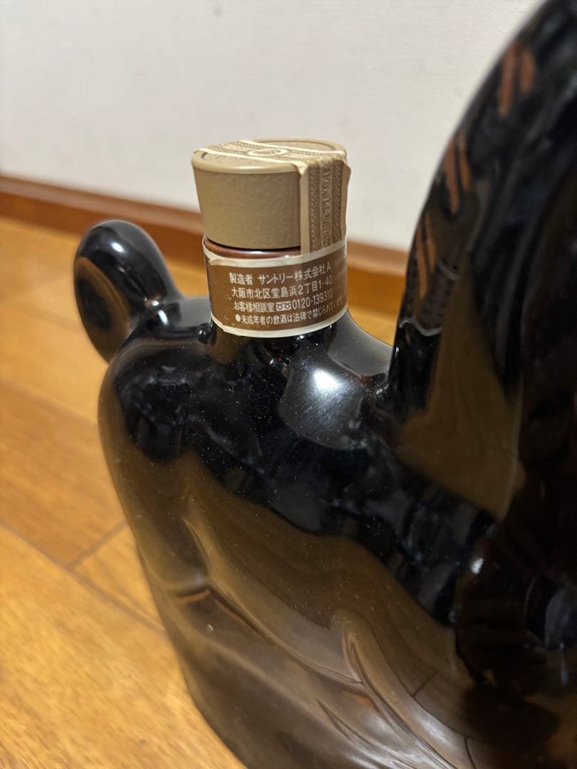 【未開栓】干支 午 馬型 陶器 ウイスキー サントリー ローヤル12年