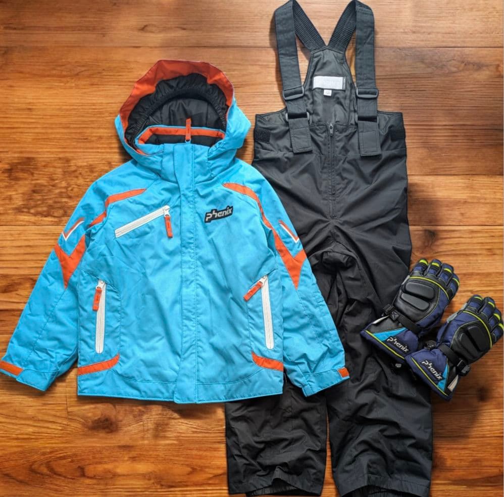 美品✨ Phenix スノーウェア ジャケット セット 120cm サイズ調整可