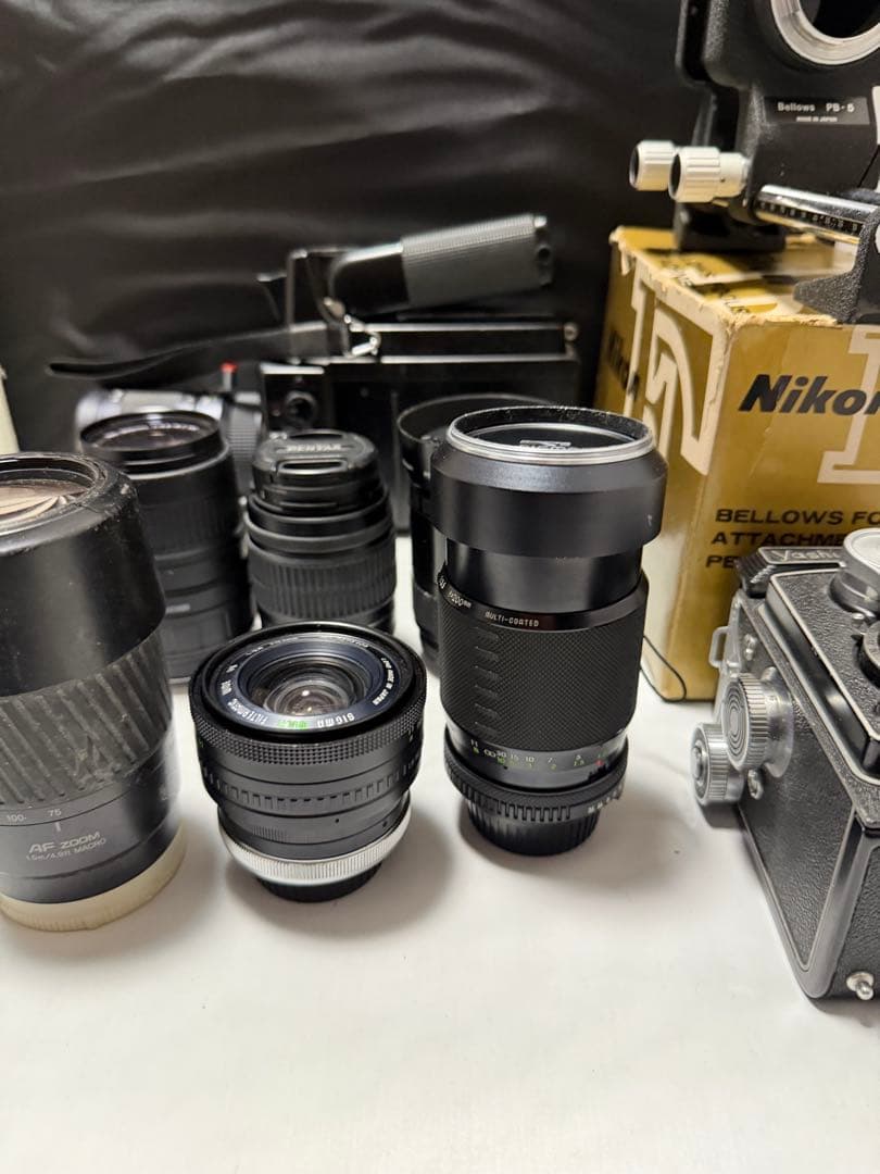 カメラ本体、レンズ、その他機材まとめ