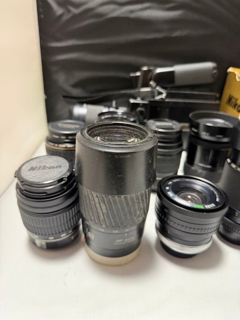 カメラ本体、レンズ、その他機材まとめ