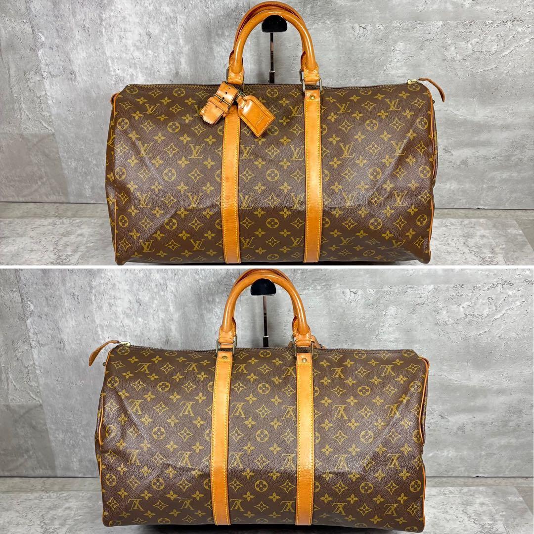 オールド ルイ ヴィトン 70年代 ヴィンテージ キーポル50 モノグラム